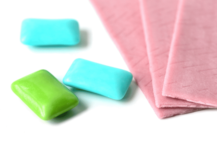 Different types of chewing gum developed
